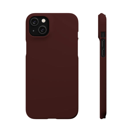 Dark Sienna Purple iPhone Case (Slim) iPhone 14 Plus Matte Phone Case