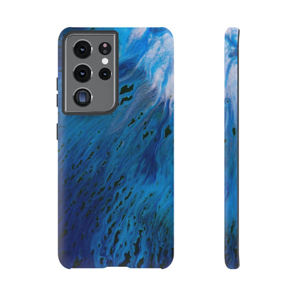 Blue River Ink Art Android Case (Protective) Samsung Galaxy S21 Ultra Matte Phone Case