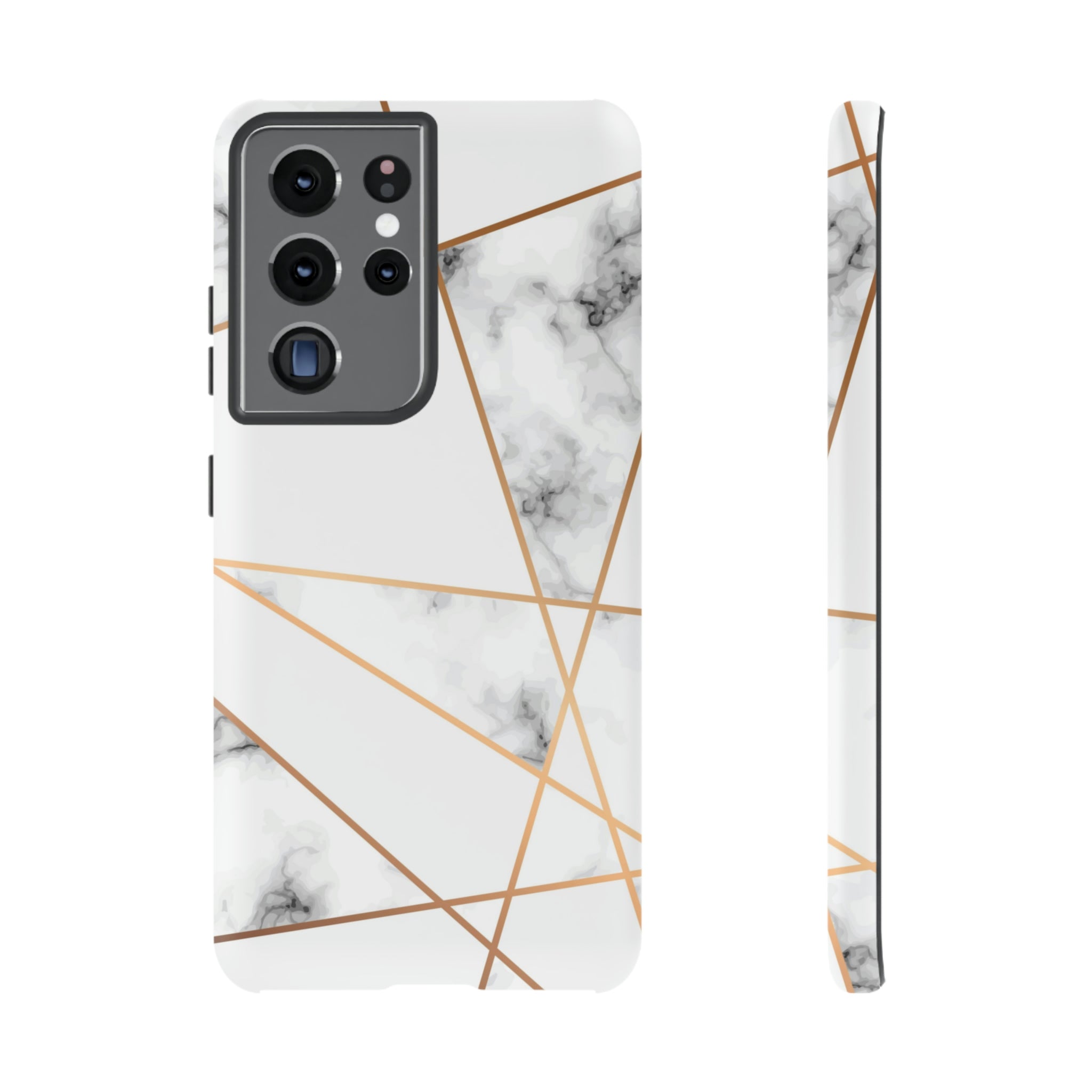 Marble Geometric Android Case (Protective) Samsung Galaxy S21 Ultra Matte Phone Case