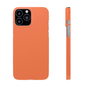 Coral Orange iPhone Case (Slim) iPhone 13 Pro Max Glossy Phone Case