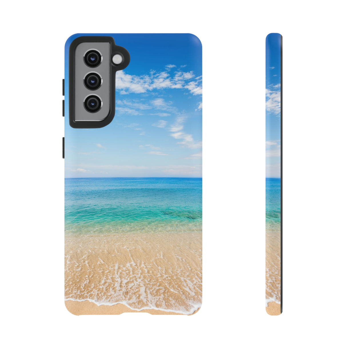 Tropical Beach Android Case (Protective) Samsung Galaxy S21 Matte Phone Case