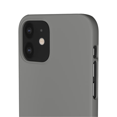 Battleship Gray iPhone Case (Slim) Phone Case