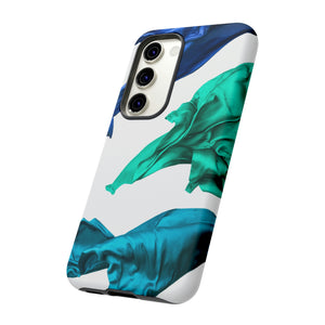 Blue Velvet Fabric Android Case (Protective) Phone Case