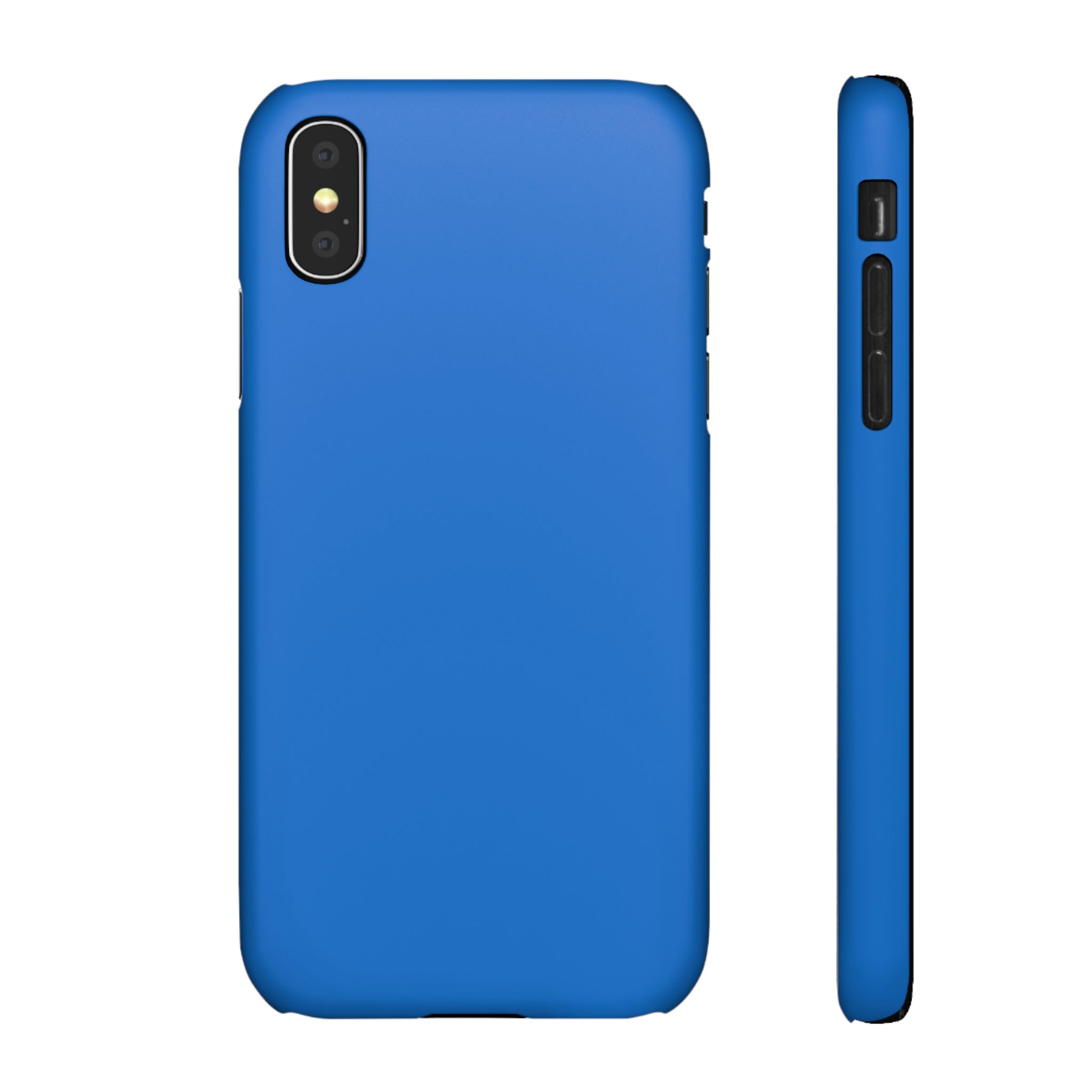 Bright Navy Blue iPhone Case (Slim) iPhone X Matte Phone Case