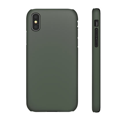 Ebony Green iPhone Case (Slim) iPhone X Matte Phone Case