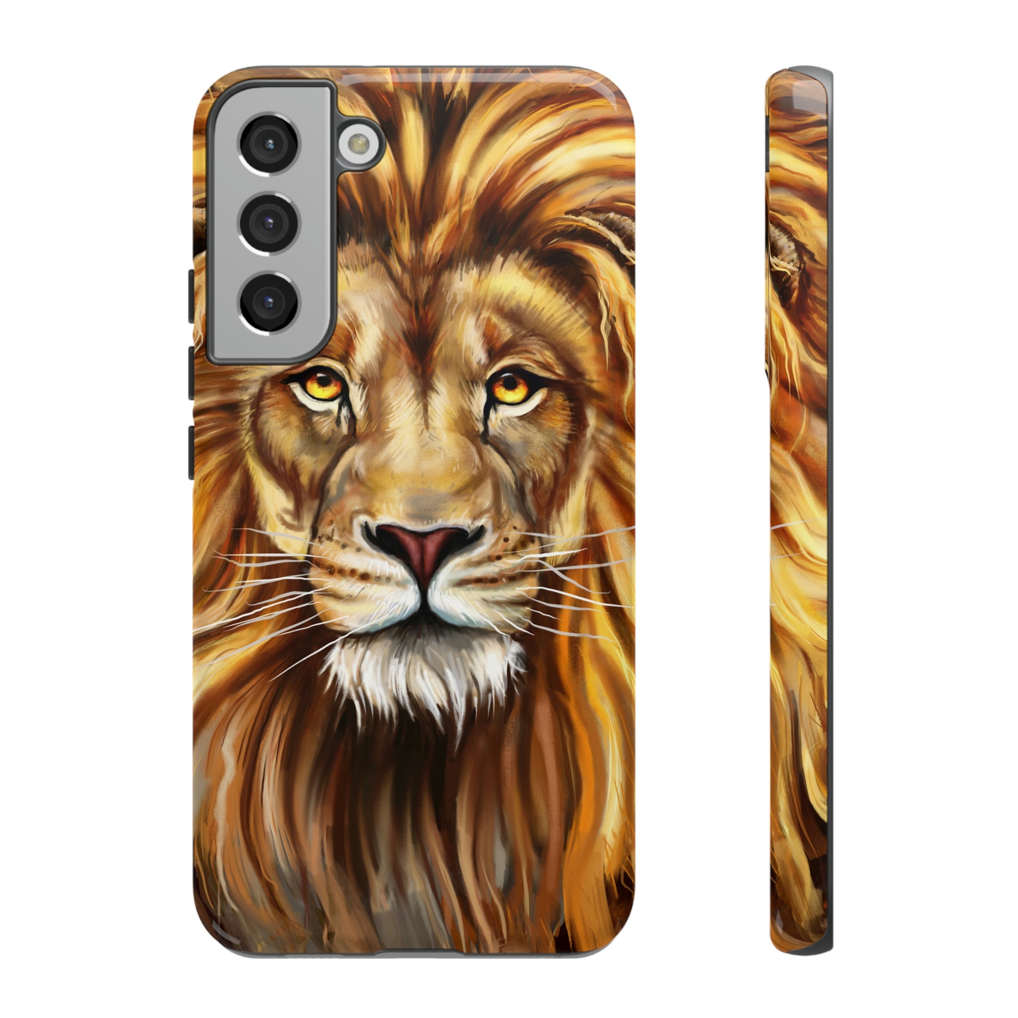 Lion Android Case (Protective) Samsung Galaxy S22 Plus Glossy Phone Case