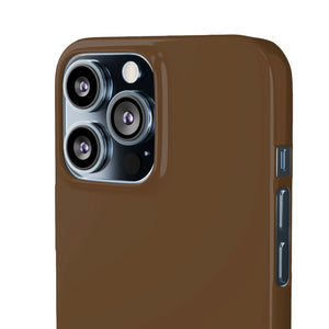 Dark Brown iPhone Case (Slim) Phone Case