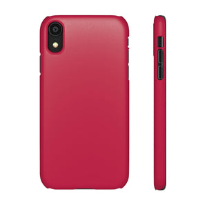 Bright Maroon iPhone Case (Slim) iPhone XR Matte Phone Case