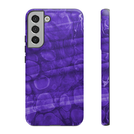 Purple Ebru Art Android Case (Protective) Samsung Galaxy S22 Plus Matte Phone Case