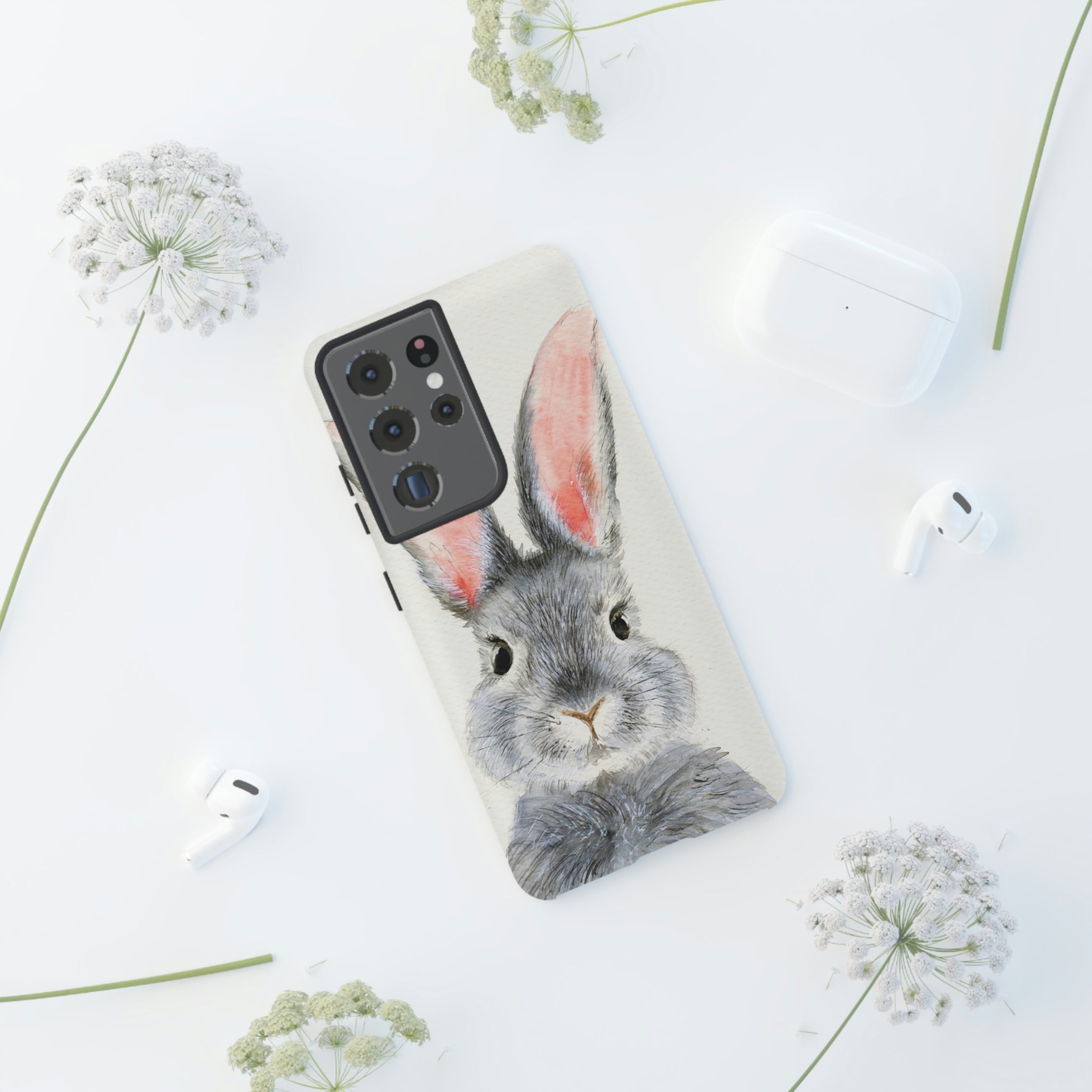 Fluffy Rabbit Android Case (Protective) Phone Case