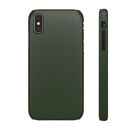 Kombu Green iPhone Case (Slim) iPhone X Glossy Phone Case