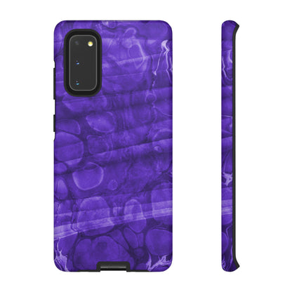 Purple Ebru Art Android Case (Protective) Samsung Galaxy S20 Matte Phone Case