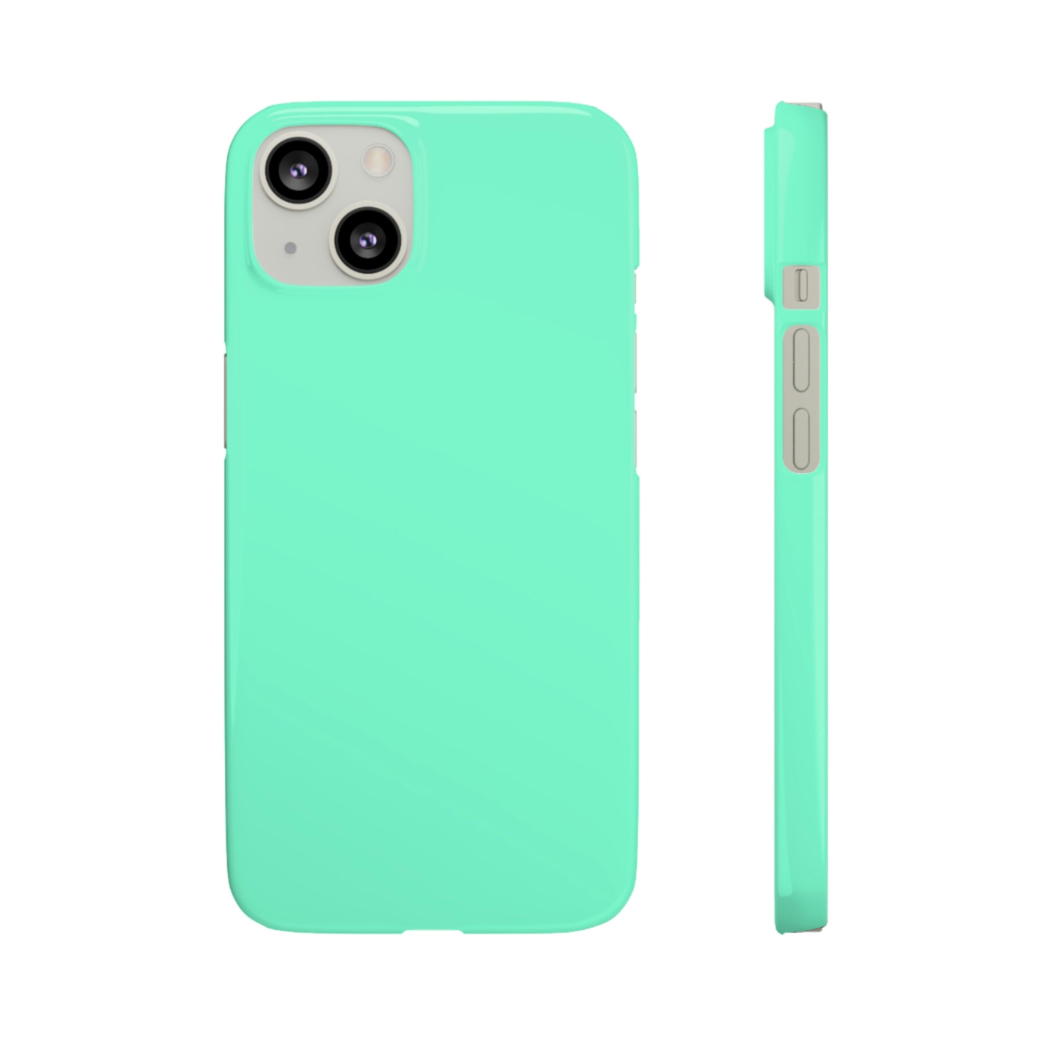 Aquamarine iPhone Case (Slim) iPhone 13 Glossy Phone Case