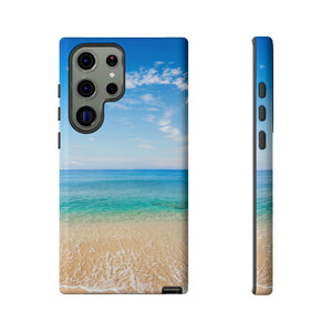 Tropical Beach Android Case (Protective) Samsung Galaxy S23 Ultra Glossy Phone Case