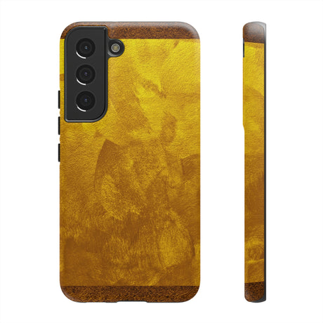 Retro Gold Android Case (Protective) Samsung Galaxy S22 Matte Phone Case