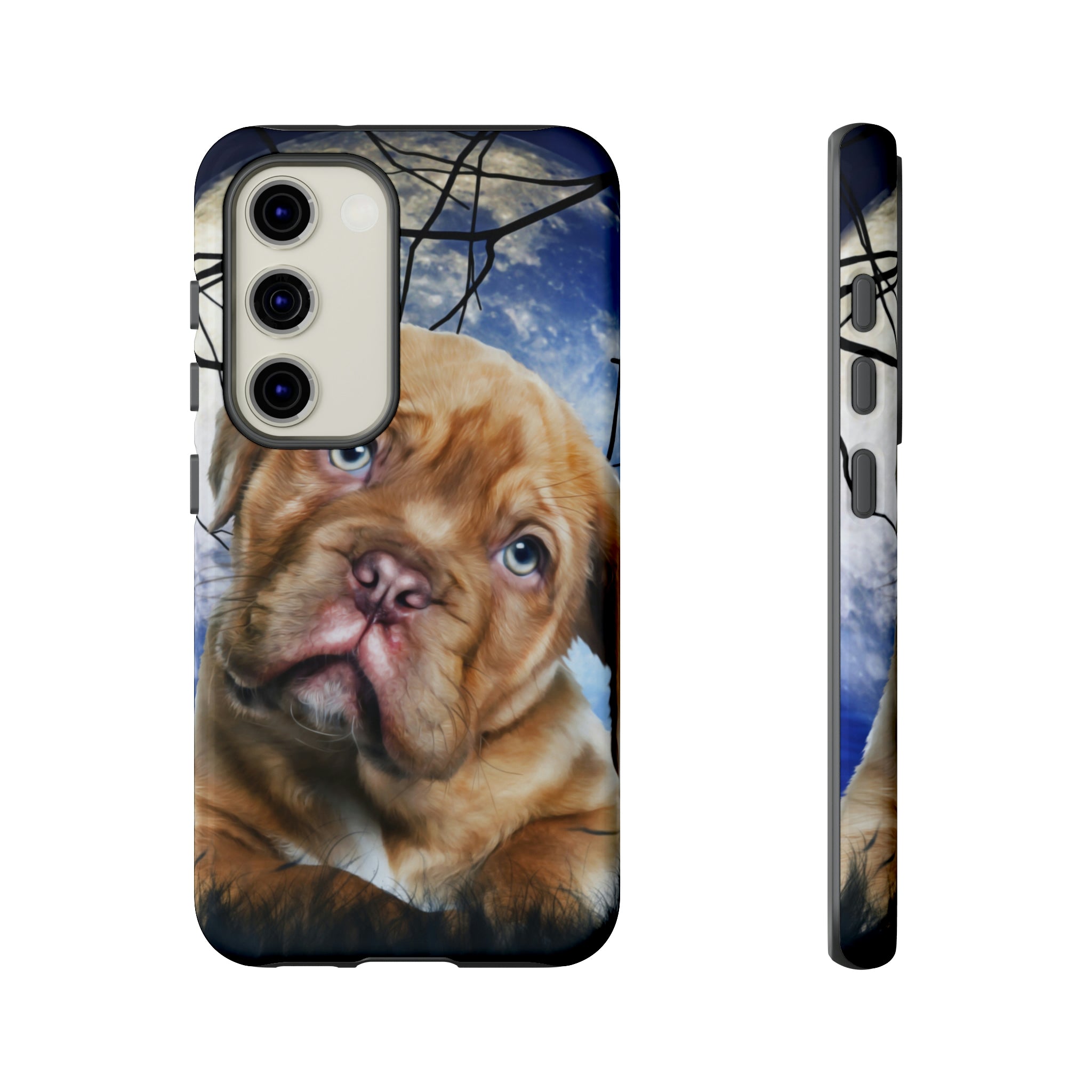 Dog Oil Painting Android Case (Protective) Samsung Galaxy S23 Glossy Phone Case