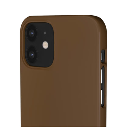 Dark Brown iPhone Case (Slim) Phone Case