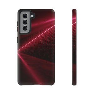 Red Sci Fi Android Case (Protective) Samsung Galaxy S21 Matte Phone Case