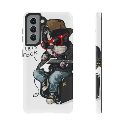 Rock n Roll Dog Android Case (Protective) Samsung Galaxy S21 Matte Phone Case