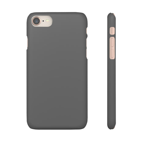 Dim Gray iPhone Case (Slim) iPhone 8 Matte Phone Case