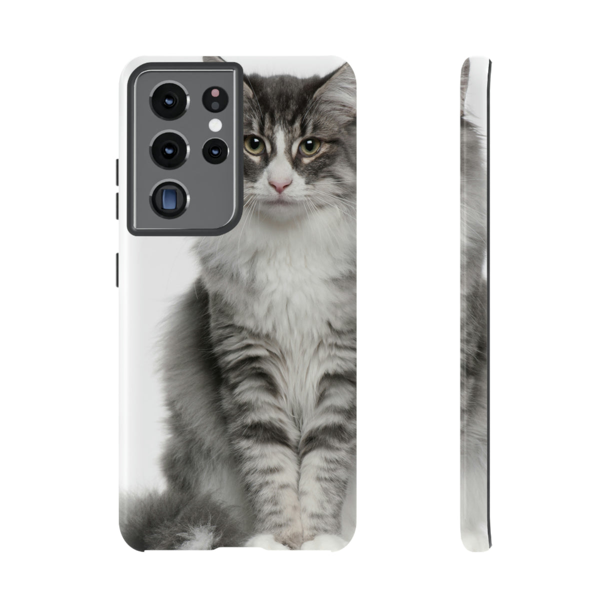 Forest Cat Android Case (Protective) Samsung Galaxy S21 Ultra Glossy Phone Case