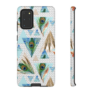 Peacock Feathers Android Case (Protective) Samsung Galaxy S20+ Matte Phone Case