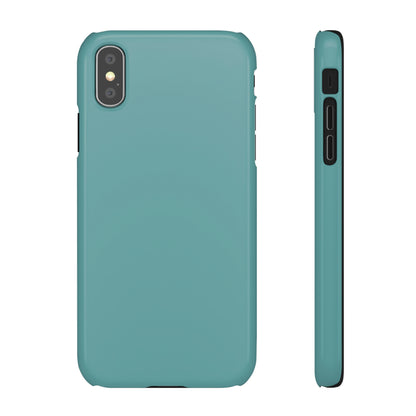 Cadet Blue iPhone Case (Slim) iPhone XS Glossy Phone Case