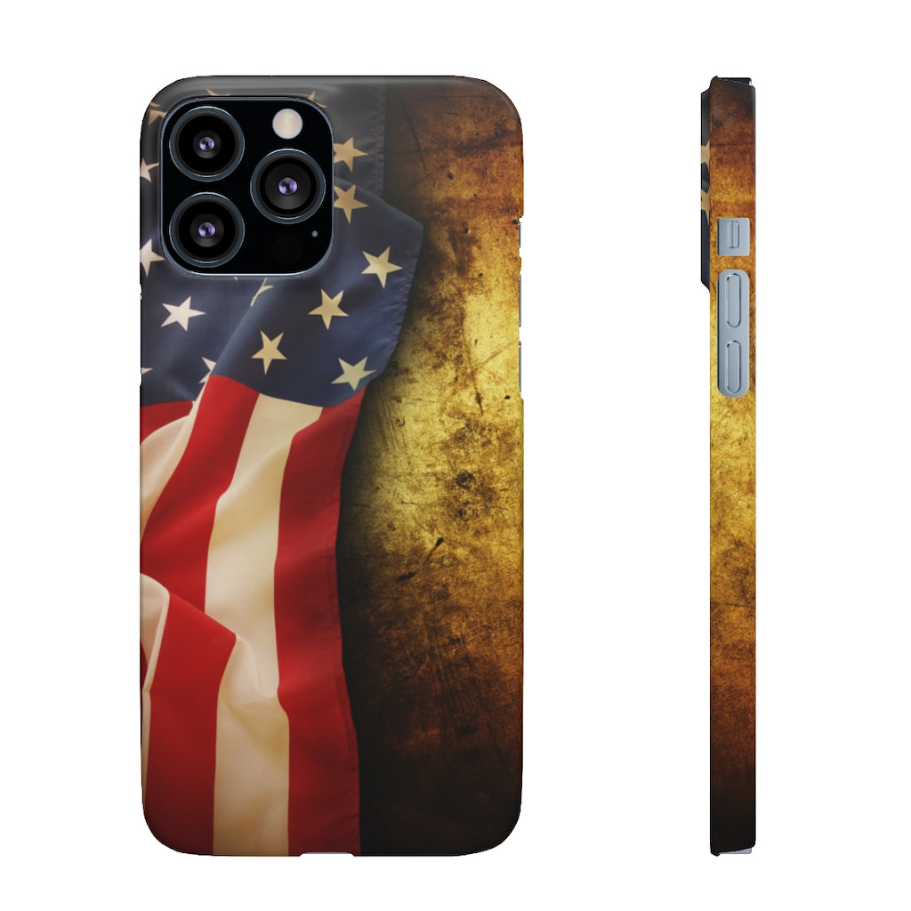 Close up of American flag Samsung/iPhone (Slim) Phone Case