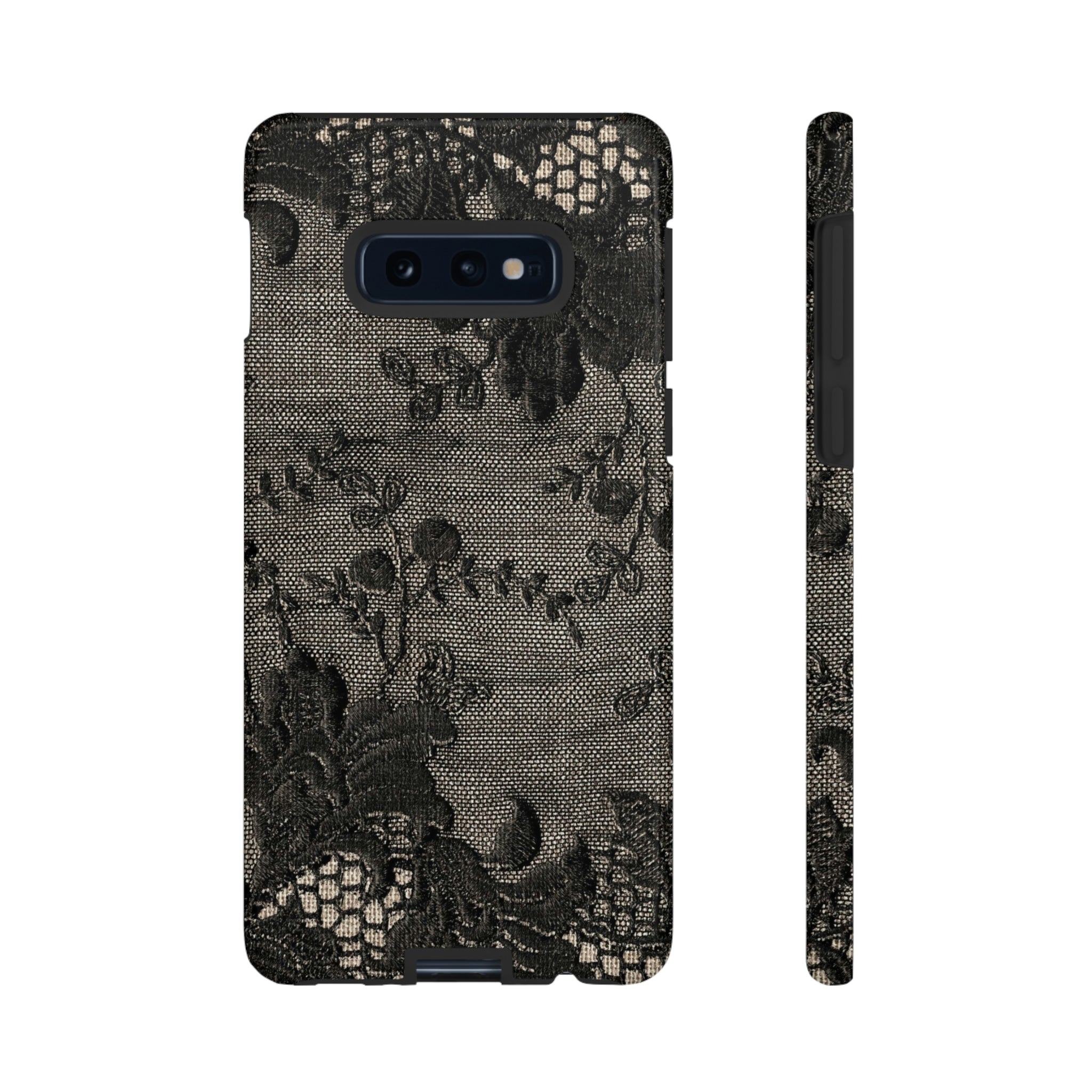 Roclop Gothic Flower Samsung Case (Protective) Samsung Galaxy S10E Glossy Phone Case