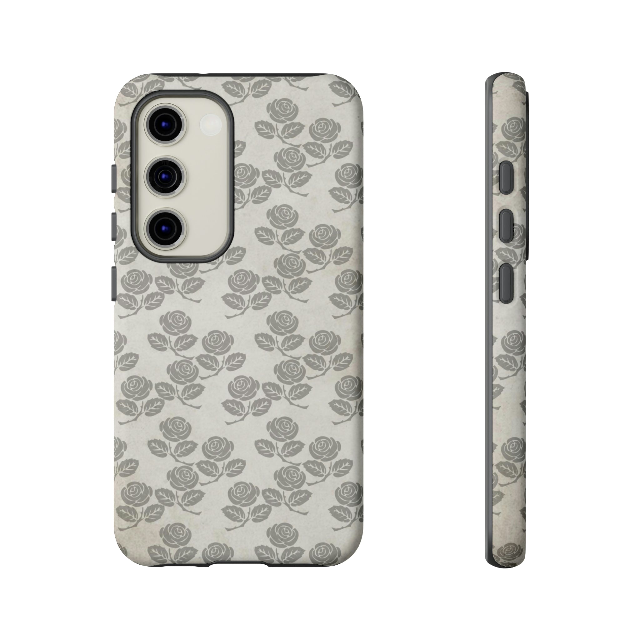 Roseniara Gothic Flower Samsung Case (Protective) Samsung Galaxy S23 Matte Phone Case