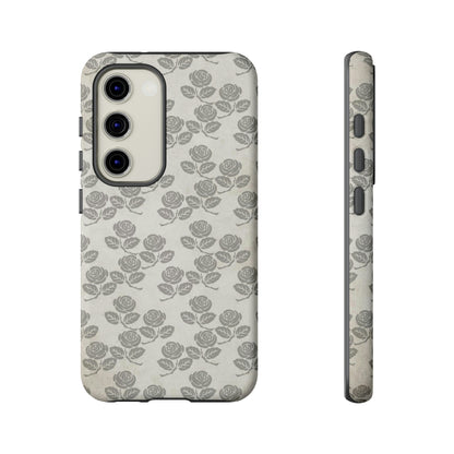 Roseniara Gothic Flower Samsung Case (Protective) Samsung Galaxy S23 Matte Phone Case