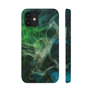 Green Marble iPhone Case (Slim) iPhone 12 Mini Glossy Phone Case