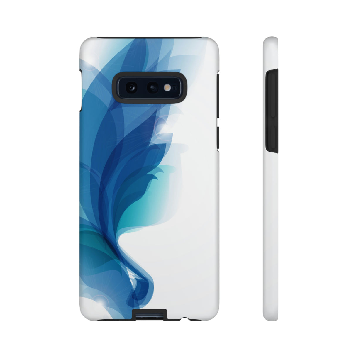 Blue Feathers Android Case (Protective) Samsung Galaxy S10E Matte Phone Case