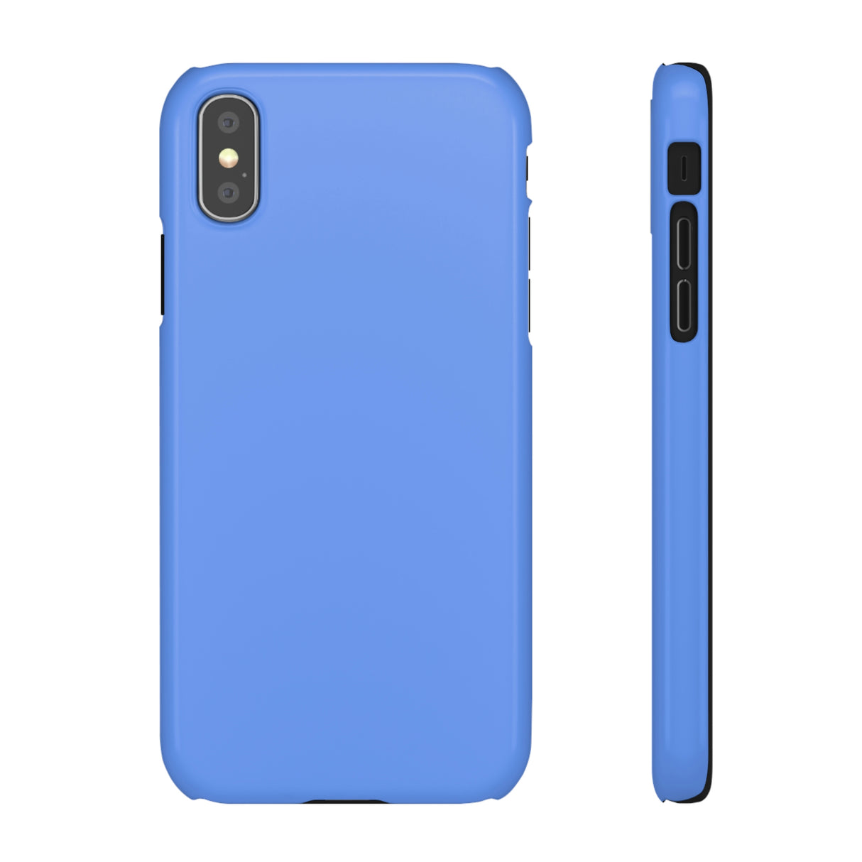 Cornflower Blue iPhone Case (Slim) iPhone XS Glossy Phone Case