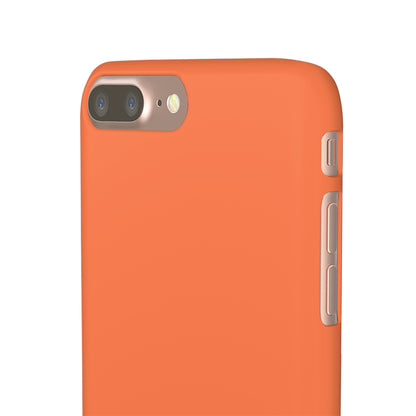 Coral Orange iPhone Case (Slim) Phone Case