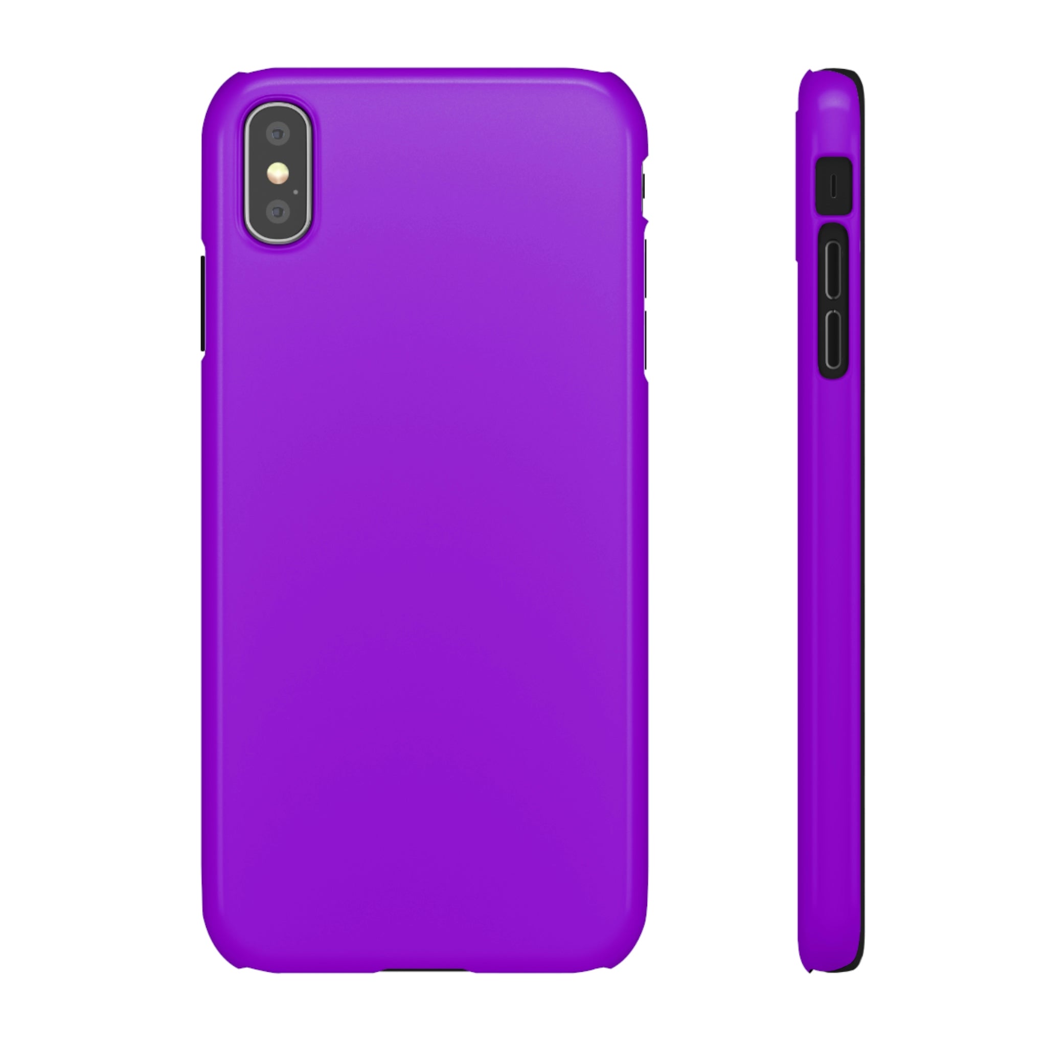 Dark Violet iPhone Case (Slim) iPhone XS MAX Glossy Phone Case