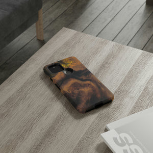 Brown Earth Ink Art Android Case (Protective) Phone Case