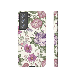 Pastel Vintage Flower Samsung Case (Protective) Samsung Galaxy S21 FE Matte Phone Case