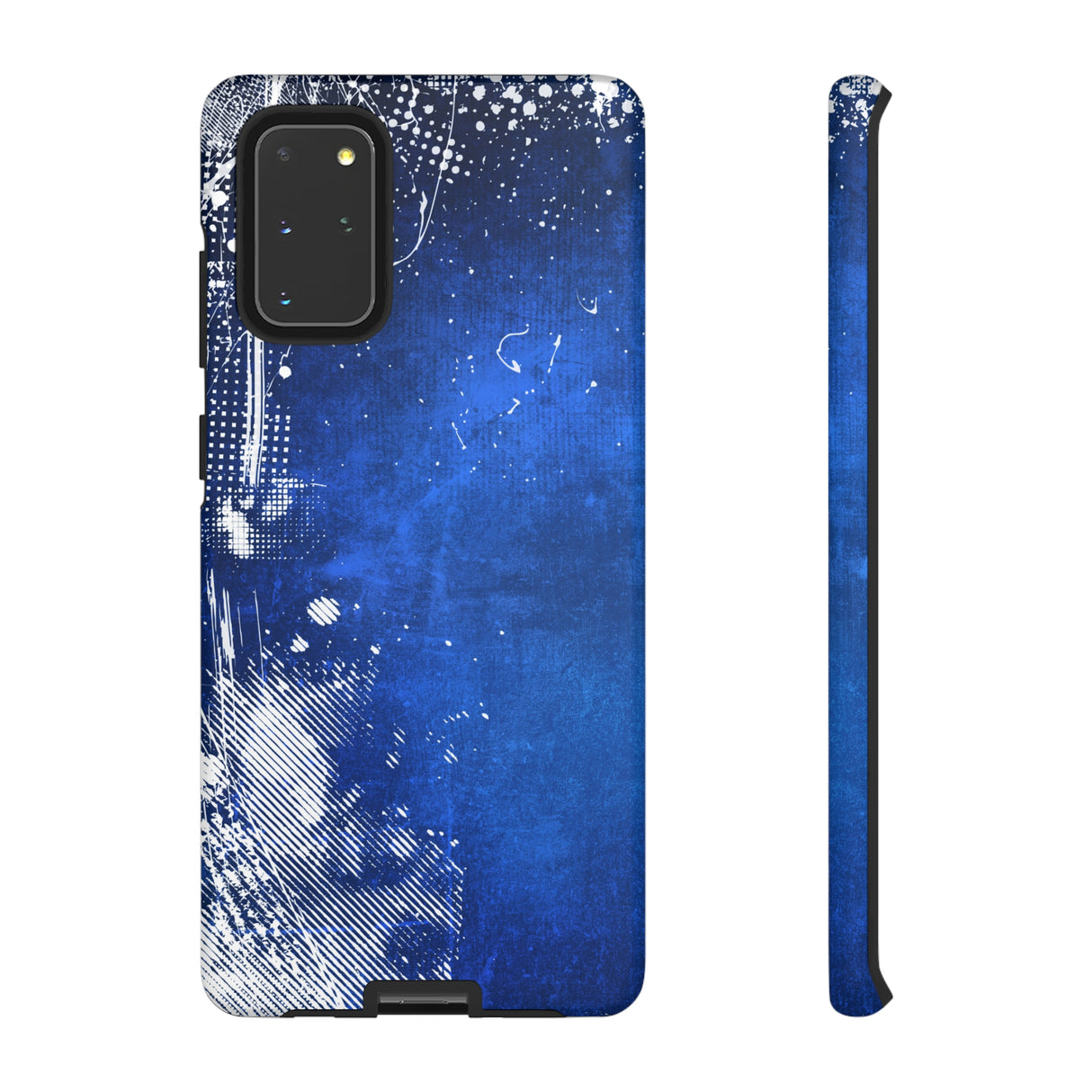 Grunge Blue Android Case (Protective) Samsung Galaxy S20+ Matte Phone Case