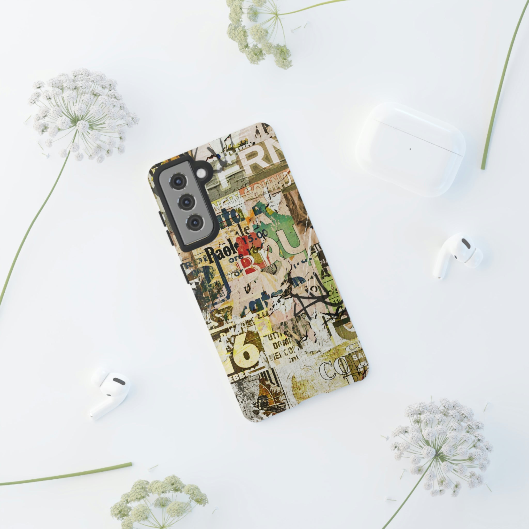 Grunge Vintage Poster Android Case (Protective) Phone Case