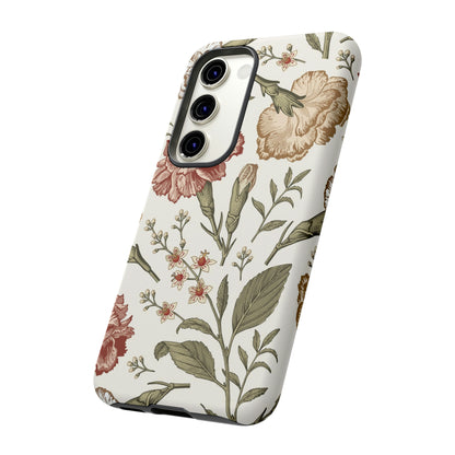 Carnation Vintage Flower Samsung Case (Protective) Phone Case