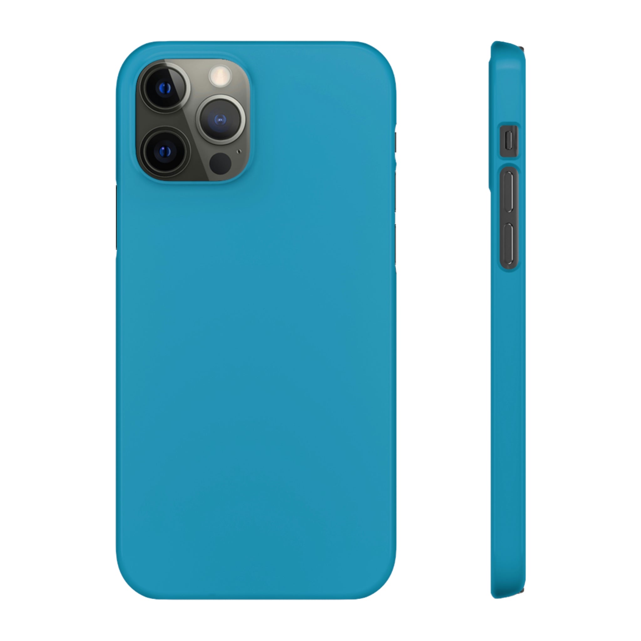 Blue Green iPhone Case (Slim) iPhone 12 Pro Glossy Phone Case