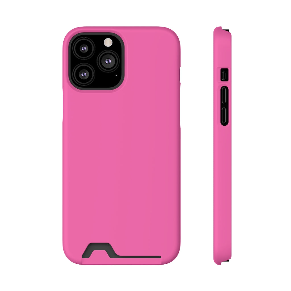 Hot Pink iPhone Case (Card) iPhone 13 Pro Max Matte Without gift packaging Phone Case