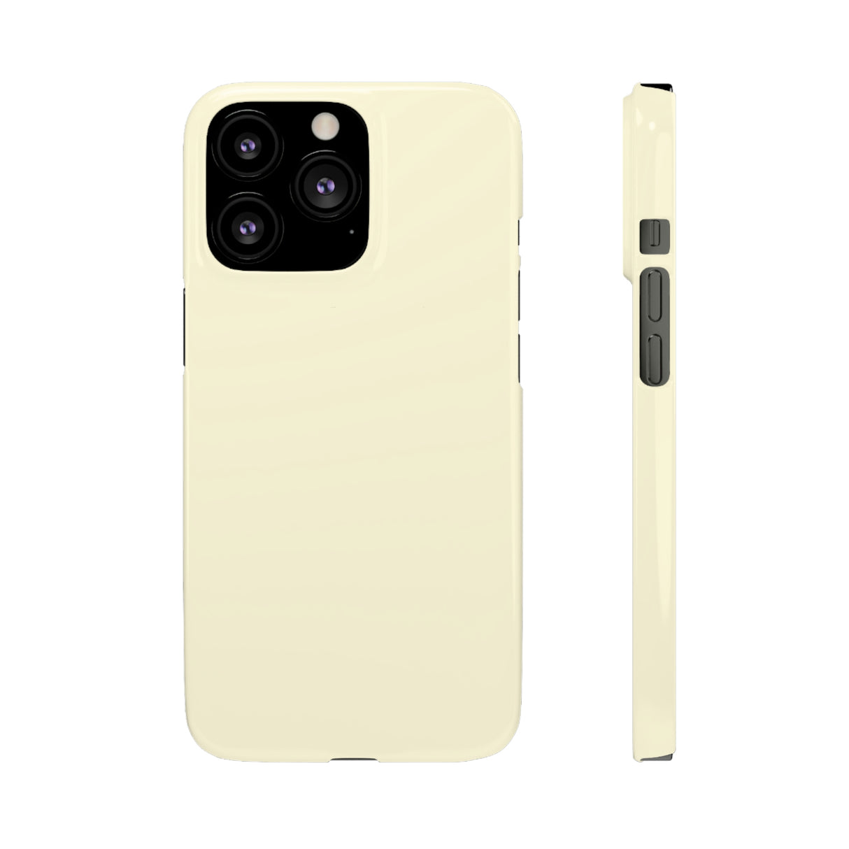 Cornsilk White iPhone Case (Slim) iPhone 13 Pro Glossy Phone Case