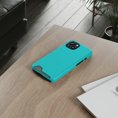 Dark Turquoise iPhone Case (Card) Phone Case