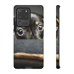 Dachshund Puppy Android Case (Protective) Samsung Galaxy S20 Ultra Glossy Phone Case