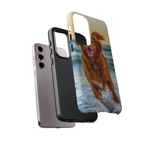 Happy Beach Dog Android Case (Protective) Phone Case