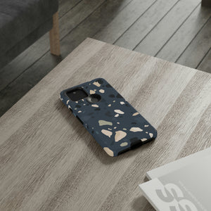 Dark Blue Terrazo Android Case (Protective) Phone Case