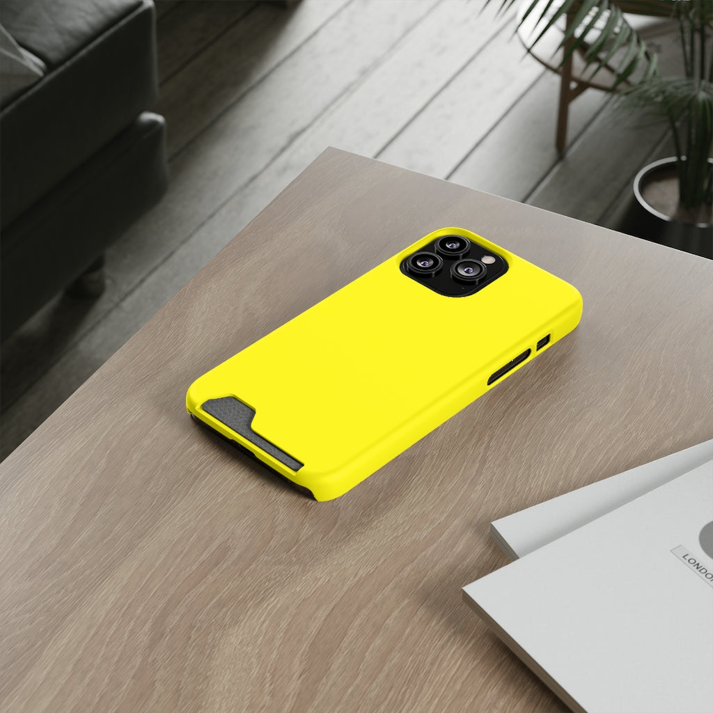 Cadmium Yellow iPhone Case (Card) Phone Case