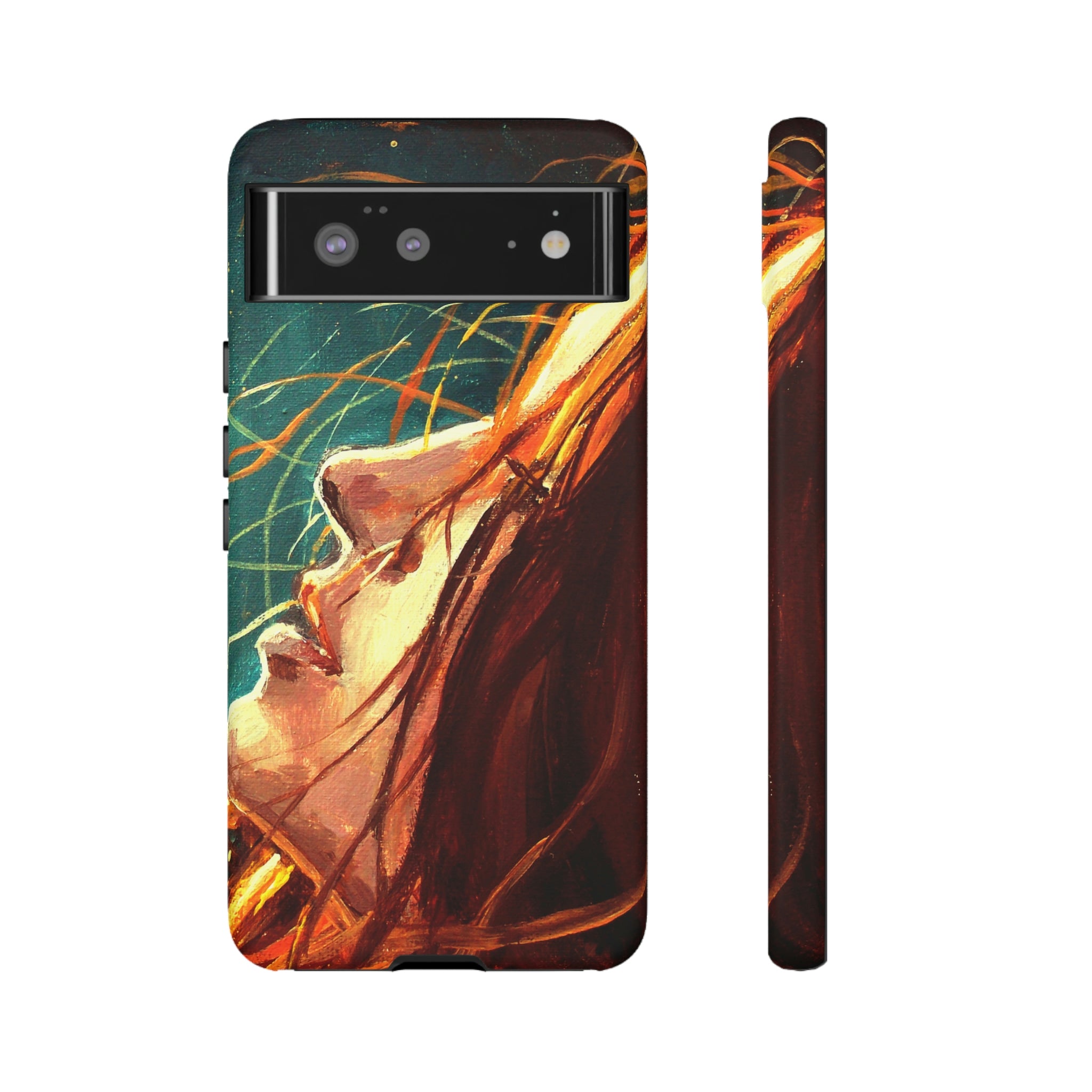 Girl at Night Android Case (Protective) Google Pixel 6 Matte Phone Case